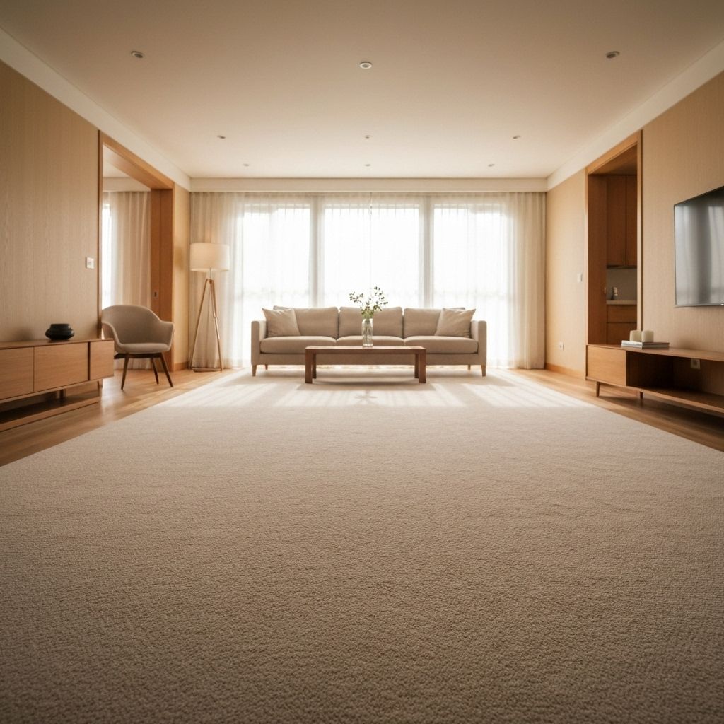 Professional carpet cleaning service showcasing clean, fresh carpets