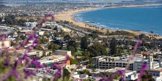 Beautiful coastal view of Ventura, California